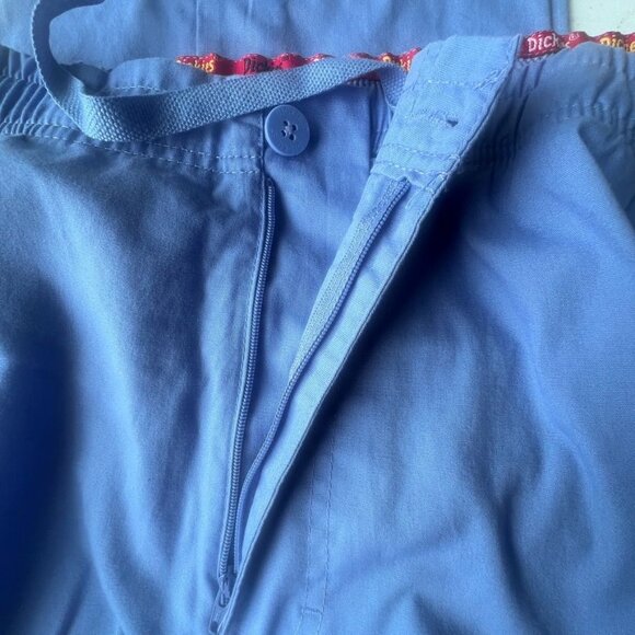 Dickies Blue XL EDS Signature Unisex Zip Fly Pull-On Scrub Pant | 81006 Cargo - Picture 7 of 9